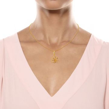 Ode to Orchid Gold Pendants