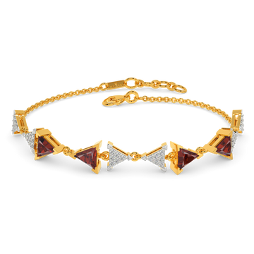 Iconic Garnet Diamond Bracelets