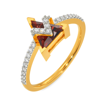 Iconic Garnet Diamond Rings