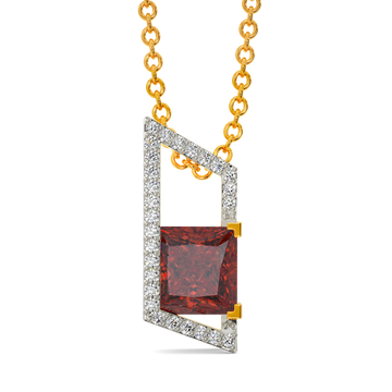 Like Molten Lava Diamond Pendants