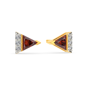 Bawse Red Diamond Earrings