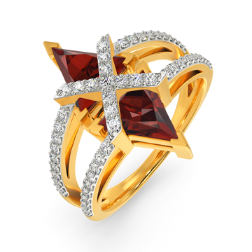 Red Blaze Diamond Rings