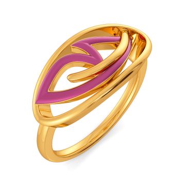 Colour Crest Gold Rings