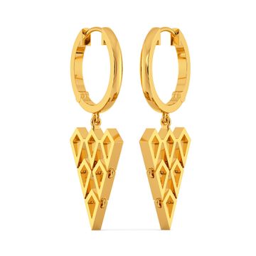 The Mesh Mix Gold Earrings