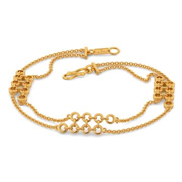 Woven in Net Gold Bracelets