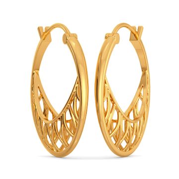 Link O Mesh Gold Earrings