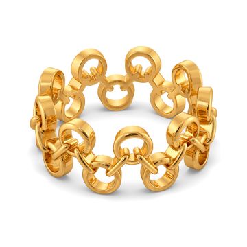 Niche Nets Gold Rings