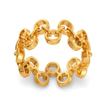 Niche Nets Gold Rings