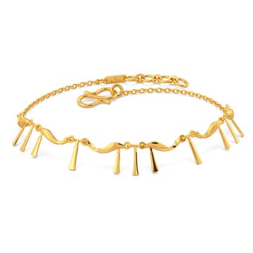 Sway With Fray Gold Bracelets