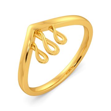 Sway With Fray Gold Rings