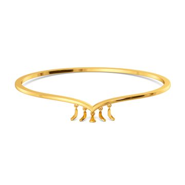 A Fringe Escape Gold Bangles