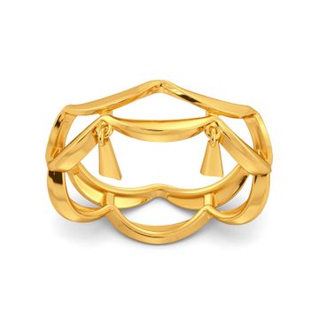 Fringe Freedom Gold Rings
