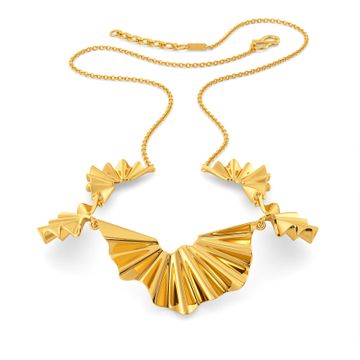 Frill Fantasy Gold Necklaces