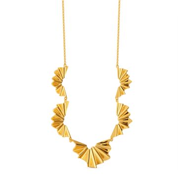 Frill Fantasy Gold Necklaces