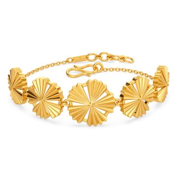 Wheel O Wrinkle Gold Bracelets