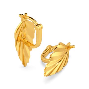 Flounce Fete Gold Earrings