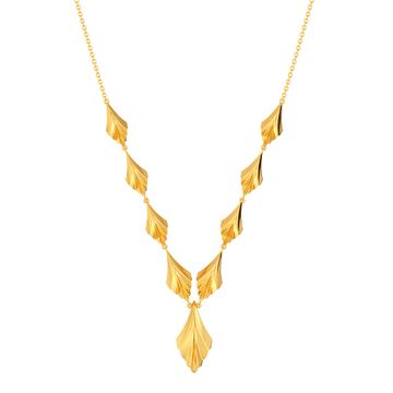 Flounce Fete Gold Necklaces