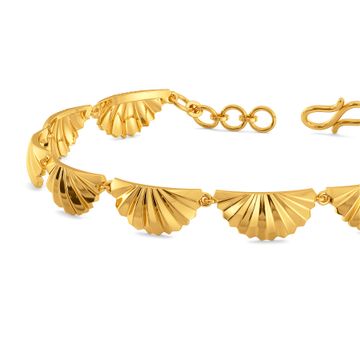 Swirl O Drama Gold Bracelets