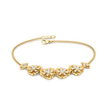 Belle-Flower Diamond Bracelets