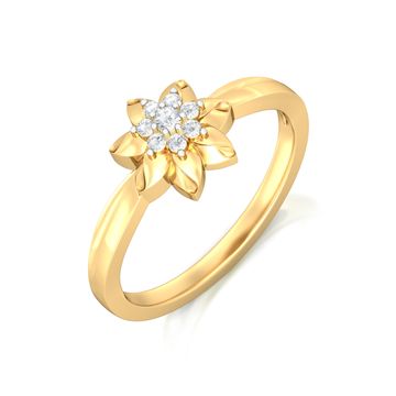 Lily Love Diamond Finger Ring