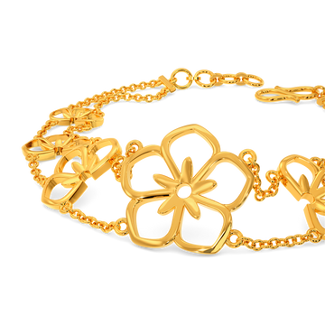 Hibiscus Dream Gold Bracelets