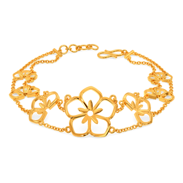 Hibiscus Dream Gold Bracelets