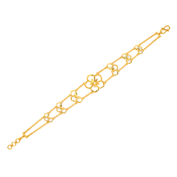 Hibiscus Dream Gold Bracelets