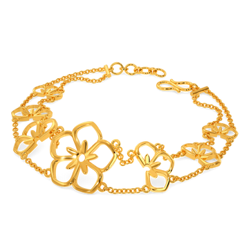 Hibiscus Dream Gold Bracelets