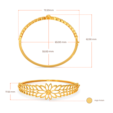 Aster Magic Gold Bangles