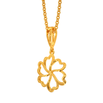 Vibin To Hibis Gold Pendants