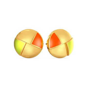 The Neon Show Gold Earrings