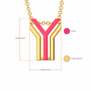 Yours Truly Gold Pendants