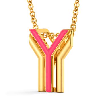 Yours Truly Gold Pendants