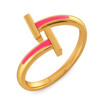 Top to Tone Gold Rings