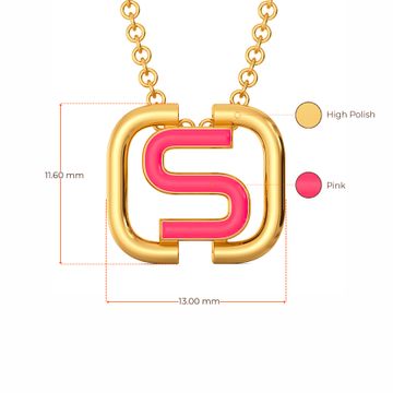 Subtle Mattle Gold Pendants