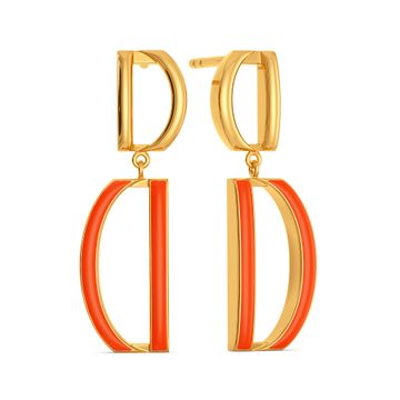 Daily Dances Gold Earrings