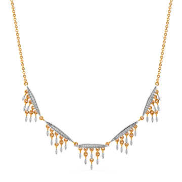Slay in Fringe Diamond Necklaces