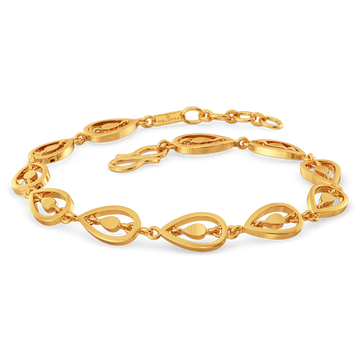 Slay in Fringe Gold Bracelets