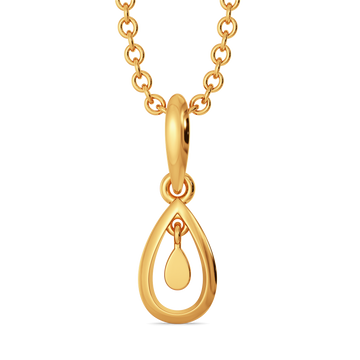 Fringe Fashion Gold Pendants