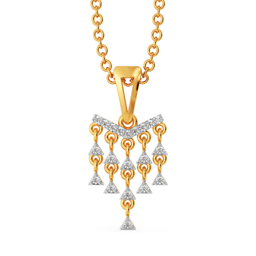 Vibe in Fringe Diamond Pendants