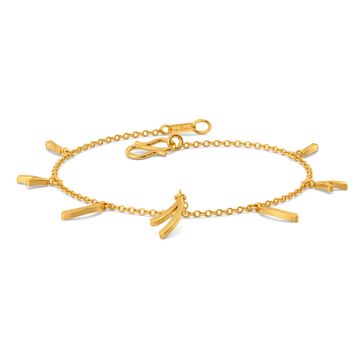 Tassel Dazzle Gold Bracelets