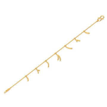 Tassel Dazzle Gold Bracelets