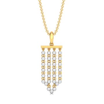 Looped Fringe Diamond Pendants
