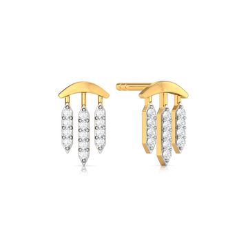 String Bling Diamond Earrings