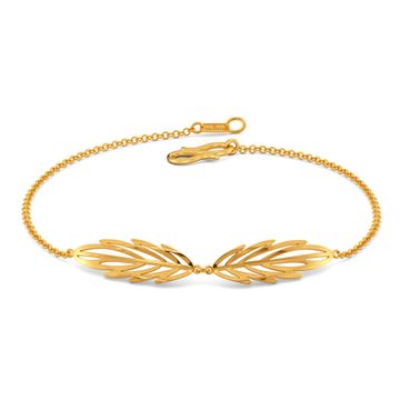 Feathery Fun Gold Bracelets