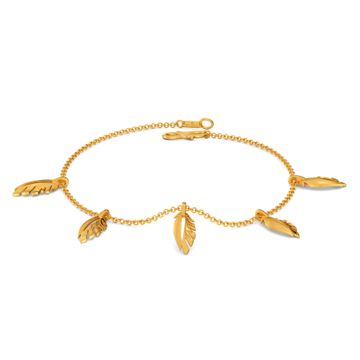 Fab Feather Gold Bracelets