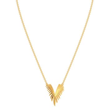 Feather Feels Gold Necklaces