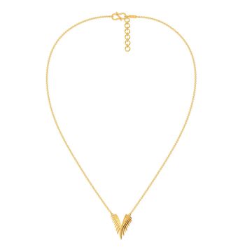 Feather Feels Gold Necklaces