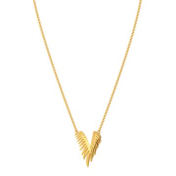 Feather Feels Gold Necklaces