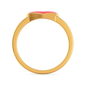 Amour Neon Gold Rings